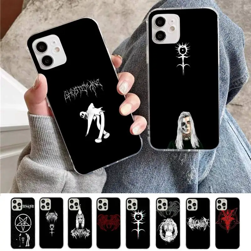 

Ghostemane Phone Case for iPhone 11 12 13 mini pro XS MAX 8 7 6 6S Plus X 5S SE 2020 XR case