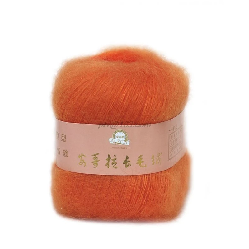 Мягкая мохеровая кашемировая трикотажная шерстяная пряжа шаль шарф для вязания