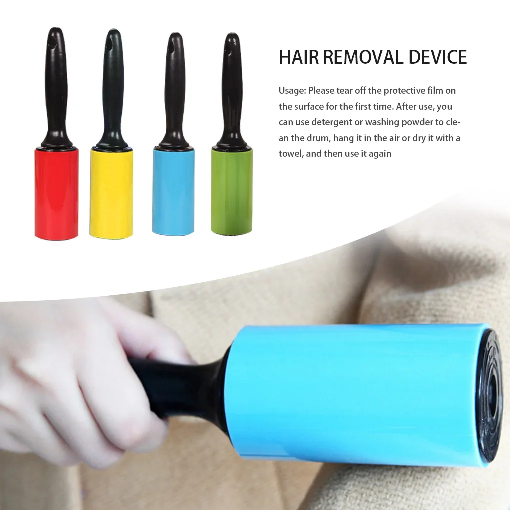 

2020 New Hair Remover Plastic Lint Roller Washable Straight Dust Remover for Dress Bedclothes Mat
