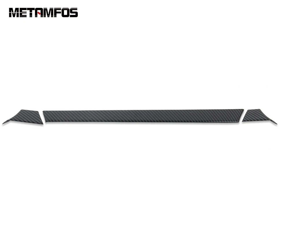 

For Mazda 6 Atenza 2019 2020 Carbon Fiber Center Control Cover Molding Trim Sticker Decoration Strip Interior Car Accessories