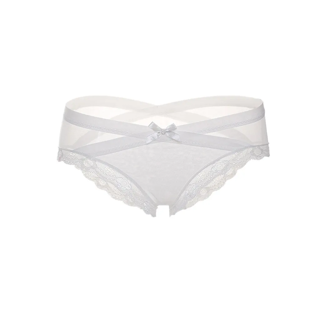 White Ограниченная серия, все код, нижнее белье для женщин, стринги, Bragas, сексуальные трусики, стринги, трусы для девушек, бантик, цвет красного вина, все код, трусы W30411 - Цвет: White