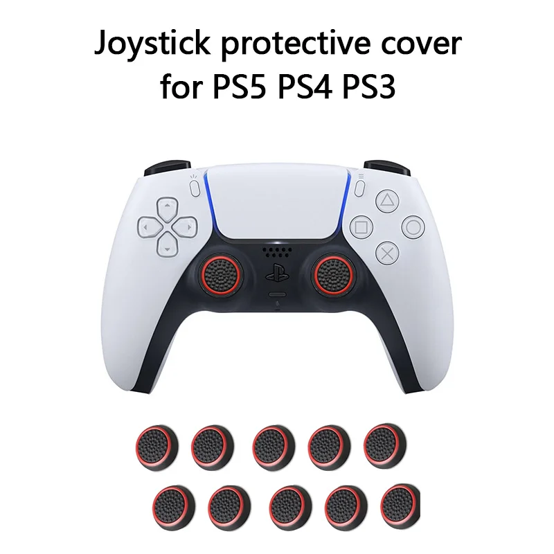 Силиконовый Аналоговый чехол для джойстика Xbox 360 One Playstation 4 PS5/PS4 Pro Slim 10 шт. |