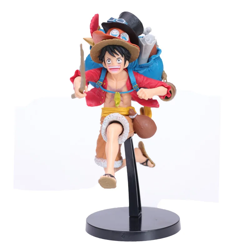 

Cute Anime One Piece Monkey D Luffy Backpack Running Ver. PVC Action Figure Statue Collectible Model Kids Toys Doll Gifts