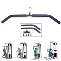 fitness assembly lat pull down curl bar cable machine heavy duty biceps triceps strength workout gym handles fitness equipment