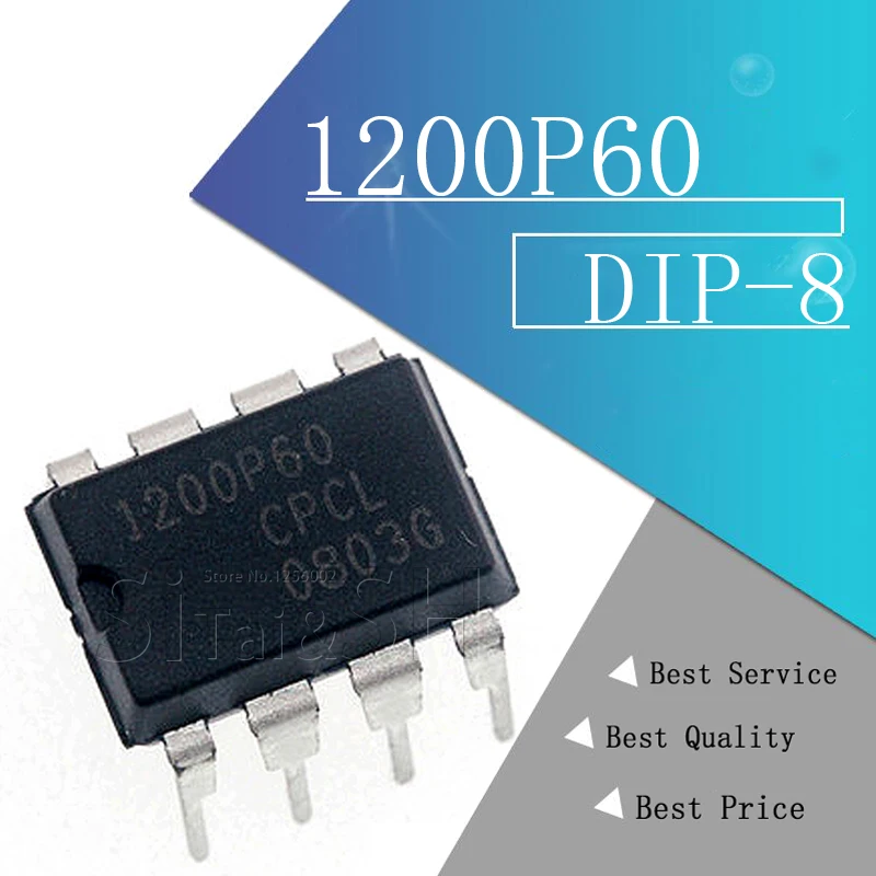1 шт. Новый и оригинальный чип управления питанием 1200P60 NCP1200P60 DIP 8 10
