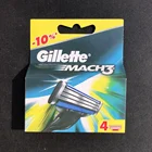 4 шт.упаковка, бритвенные лезвия для Gillette mach 3