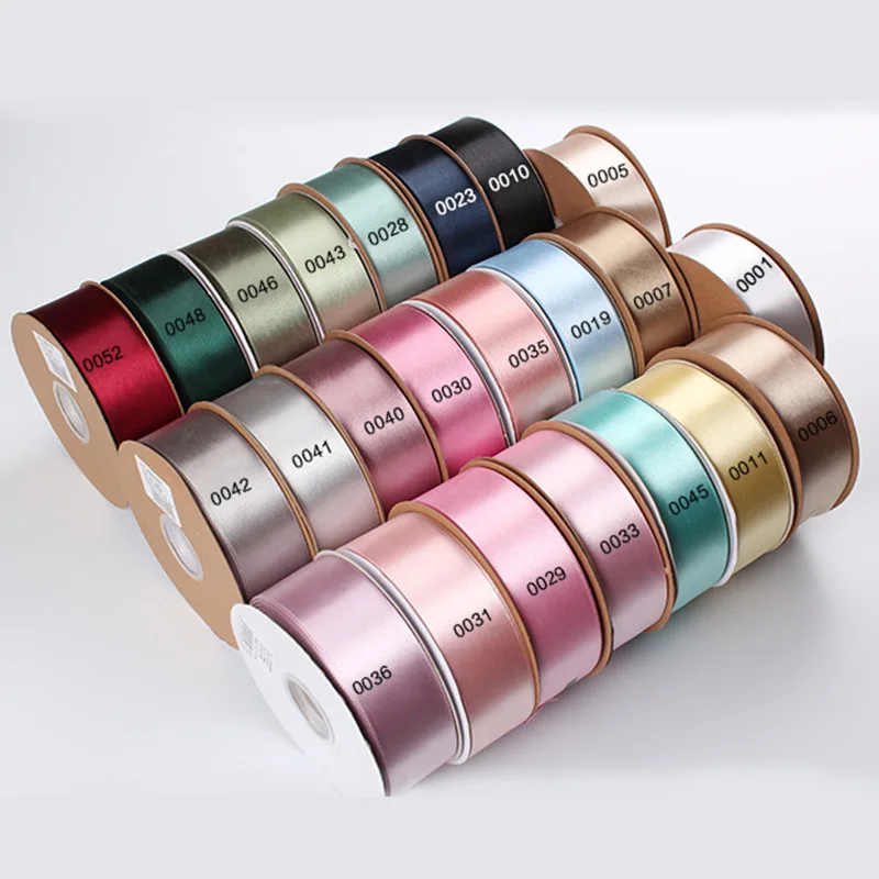 

Атласная шелковая лента для рукоделия, 50 ярдов, 4 см