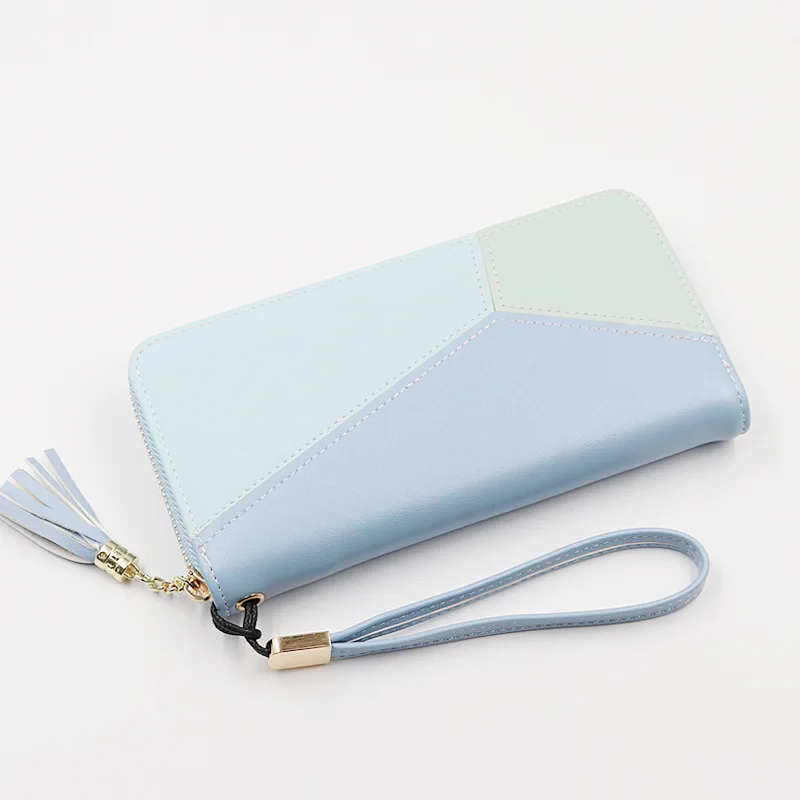 Женский кошелек из искусственной кожи с кисточкой на молнии | Багаж и сумки