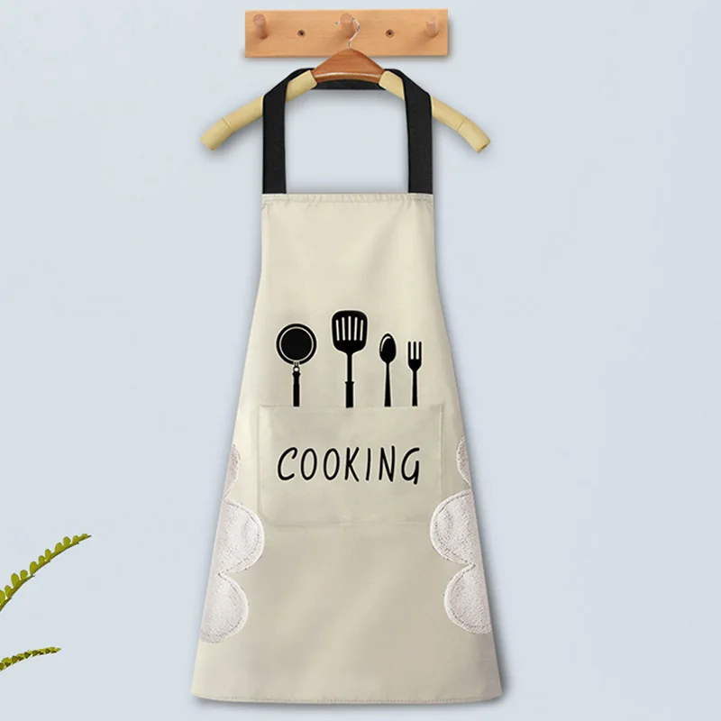 

Фартук может стереть руки, домашняя кухня, водонепроницаемый и маслостойкий милый японский и кореанн 2021