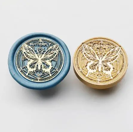 Gift Set: Scissors, Key, Queen, Butterfly, Cat, Moon, Mountain, Whale, Ginkgo, Rabbit, Rose, Alice, Nordic Wind, and Sealing Wax Stamp, Seal image 6
