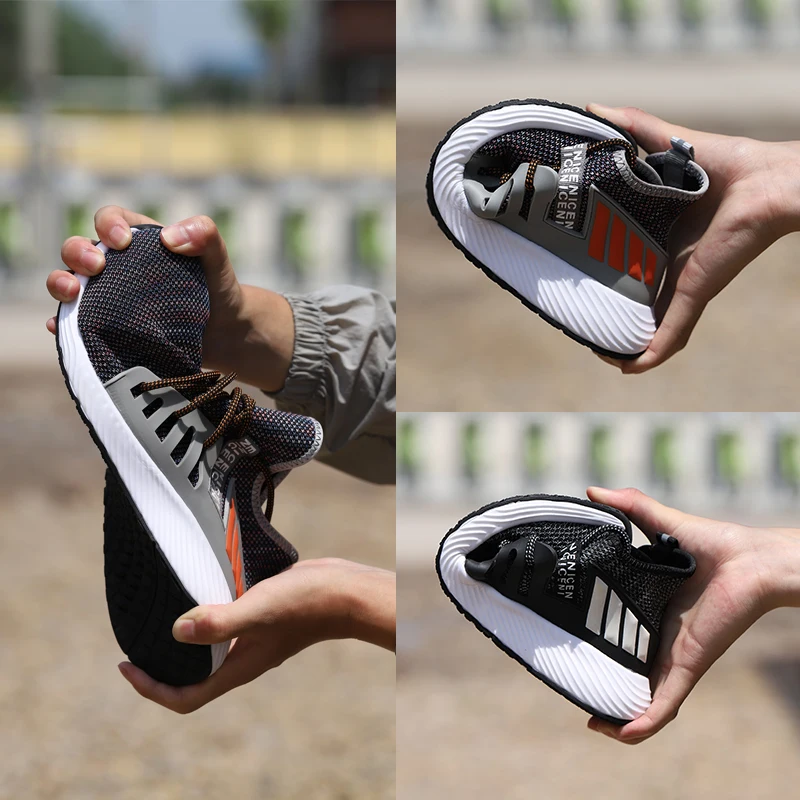 Steel Toe Work Shoe Men Women Trainer Shoes Puncture-Proof Safety Sneakers Light Breathable Industrial &amp Construction | Безопасность