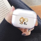 Чехол с гарнитурой и акихико chibis из ТПУ для Airpods Pro Чехол для наушников для Airpods беспроводной Bluetooth чехол для Air Pods Pro