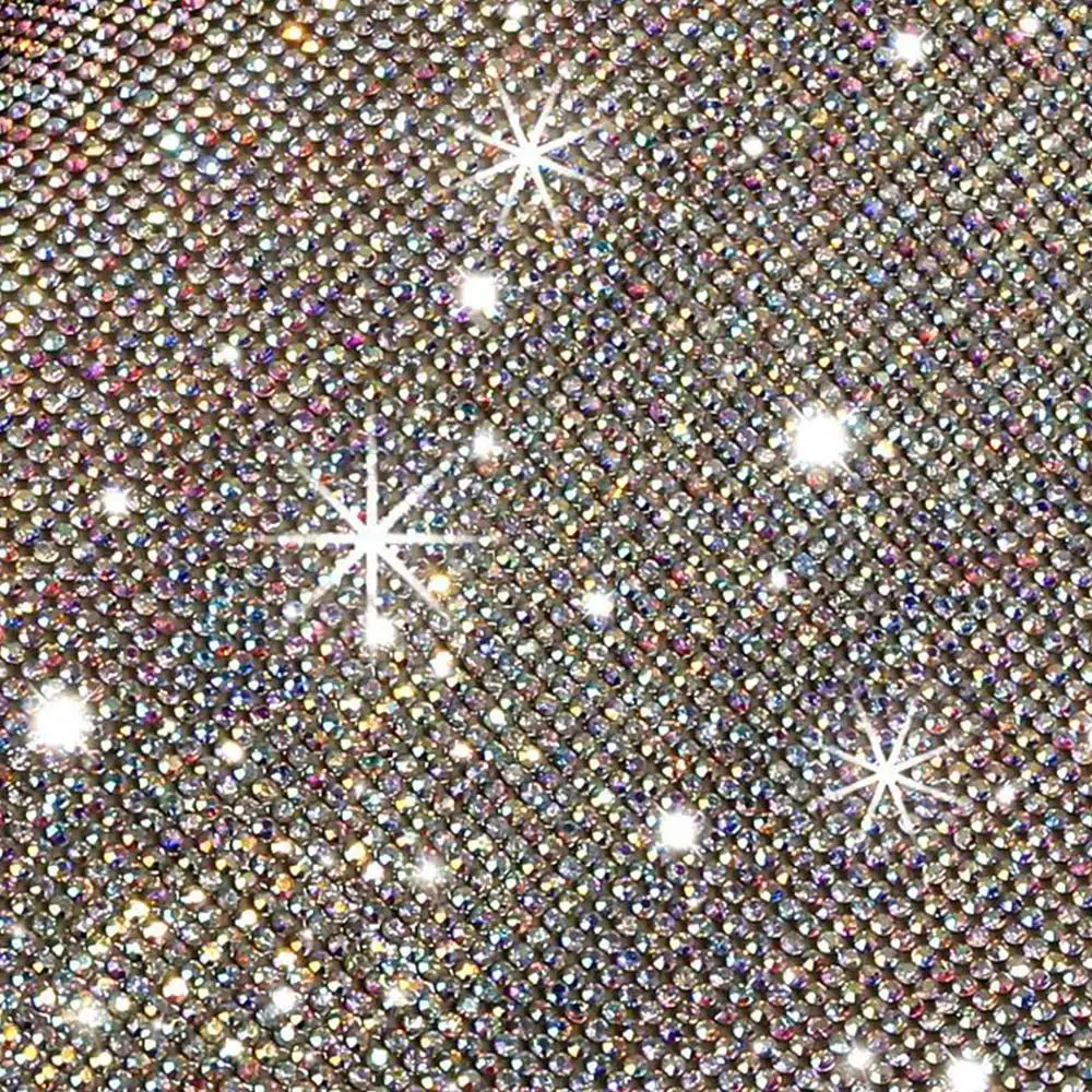 

1pc 24x20cm Bling Rhinestone Crystal Sticker Decal Sheet Makeup Party Stage Performance Wedding Decoration DIY Self Adhesive