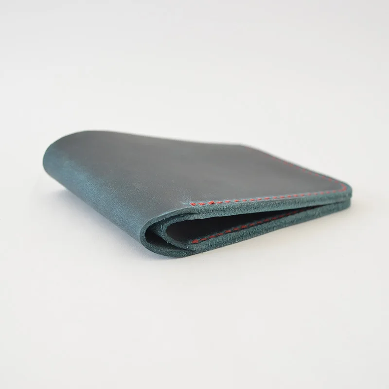 Мужской бумажник ручной работы из натуральной кожи верхний слой в стиле ретро