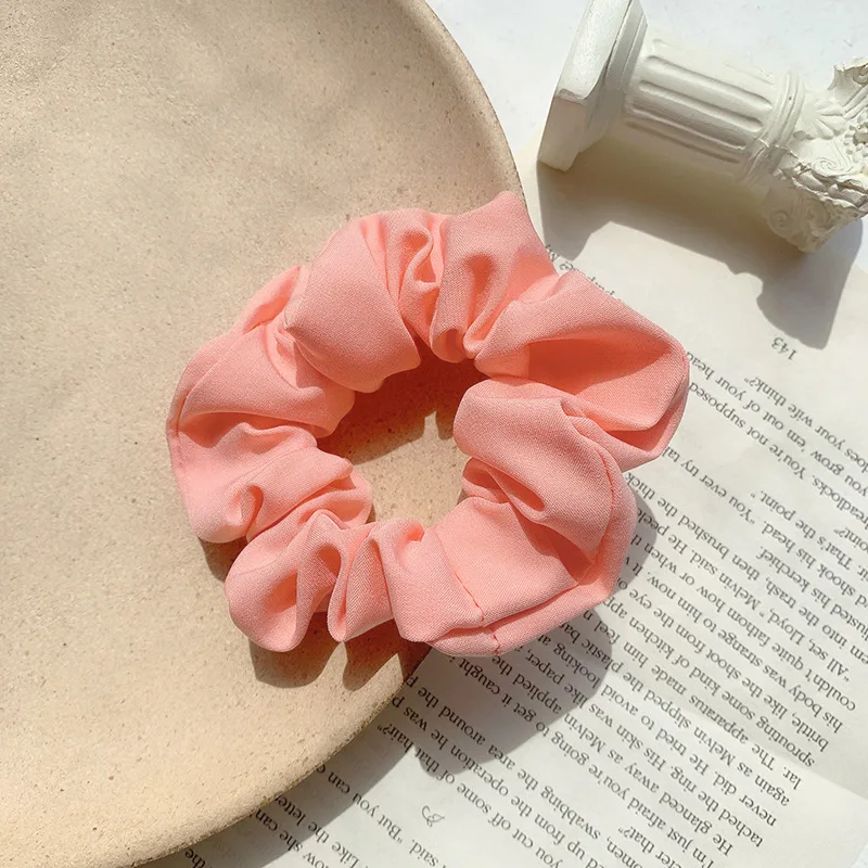 

Hairlyah Retro Women Floral Hair Ties Elastic Ponytail Hair Band Scrunchie Holder Large Intestine Circle Headwear Accessories