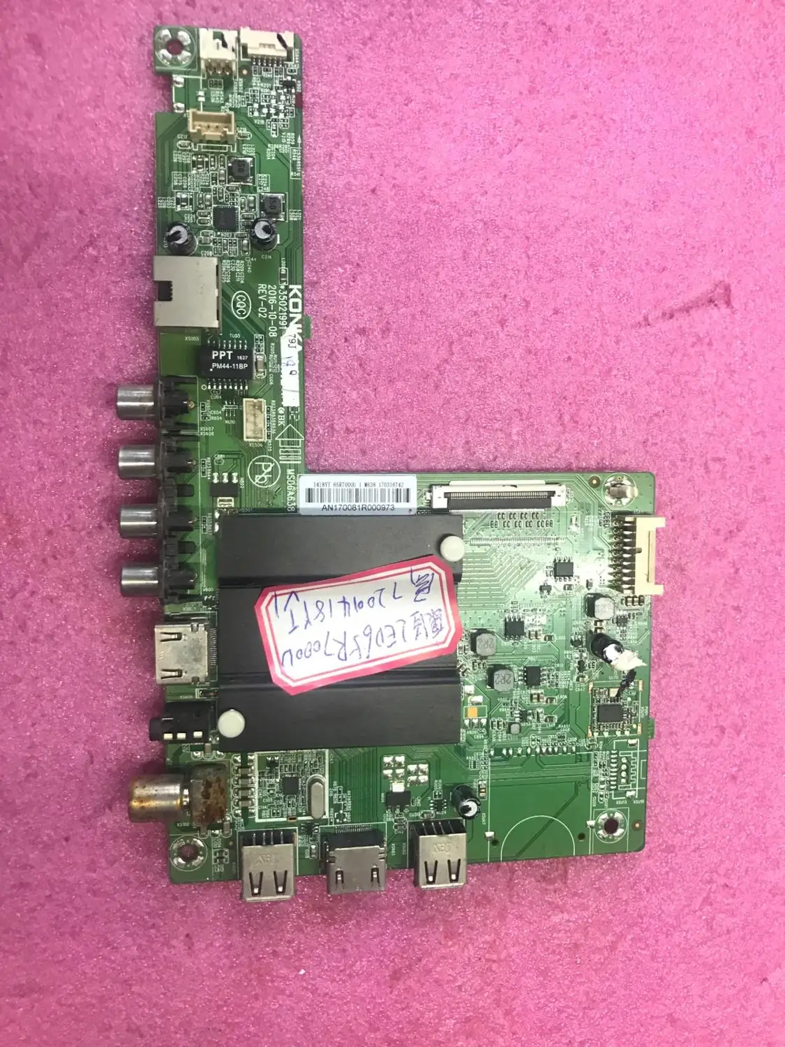 

Original Kangjia LED65R6000U R7000 motherboard 35021991 screen 1418YT 1093YT LSC650