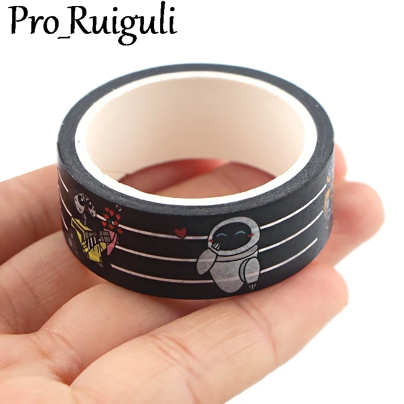 

30pcs Robot Washi Tape Card Note Sealing Sticker Adhesive Washi Tape Diy Decorative Tapes Stationery School Office Supplies