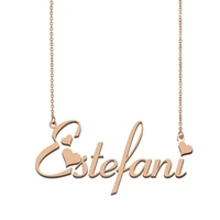estefani name necklace custom name necklace for women girls best friends birthday wedding christmas mother days gift