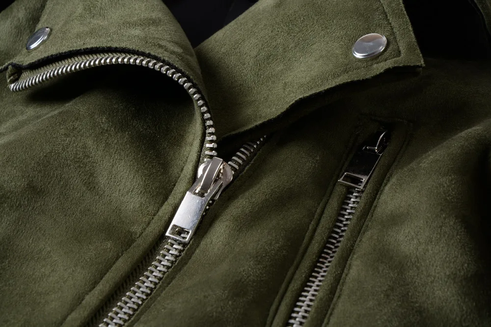 Новинка 2018 осенне зимние женские куртки и пальто из мягкой замши искусственной