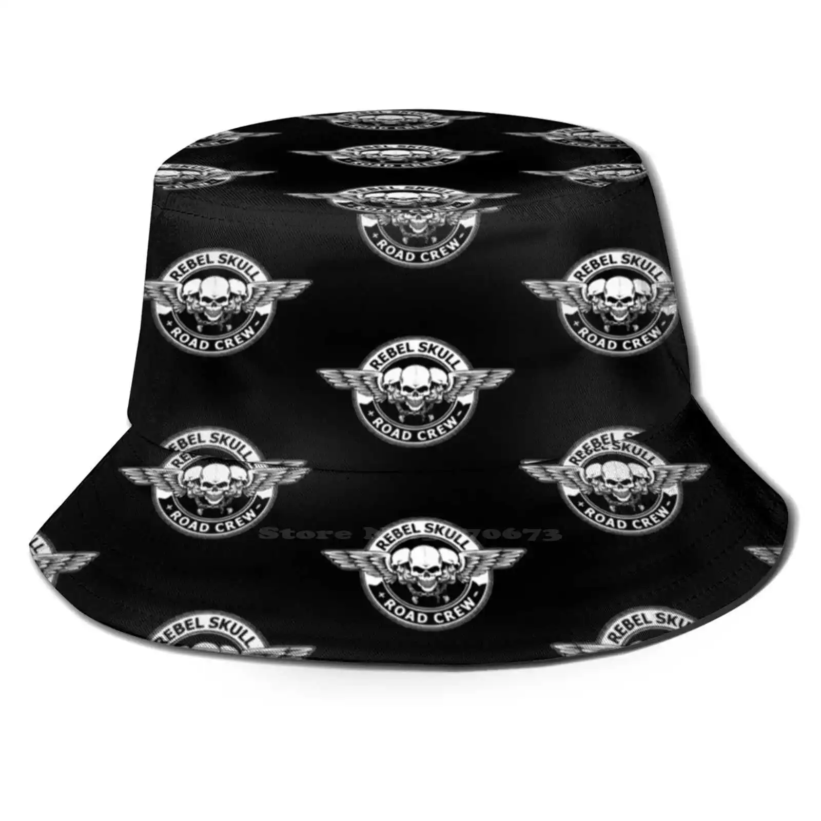 Летние векторные черепа с логотипом крыла унисекс|Мужская панама| |