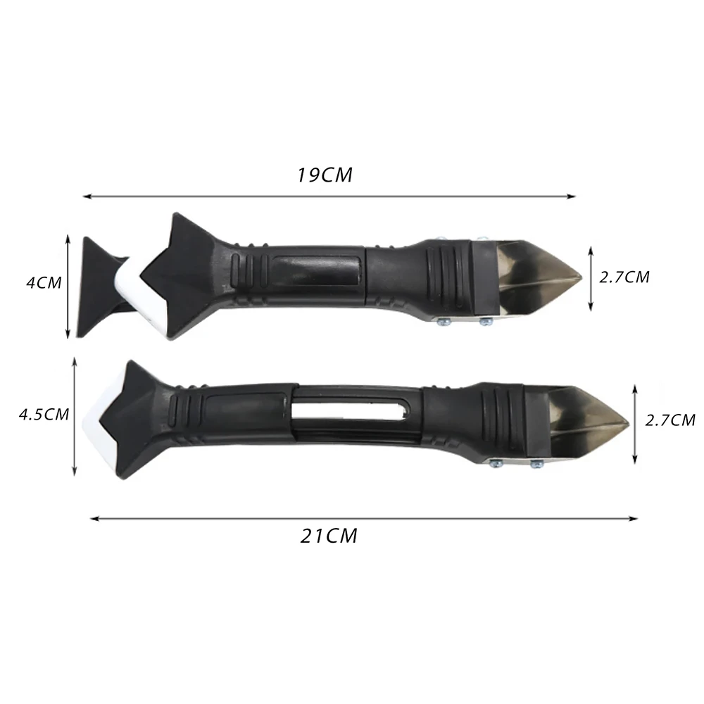 

6pcs/set 3 in 1 Silicone Caulking Tools Silicone Trowel Residue Scraper for Kitchen Bathroom Wall Floor Tile Sink RERI889