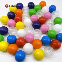 50pcs diameter 38mm colorful plastic surprise balls toy capsules empty eggshell container for vending machine kids gift decor