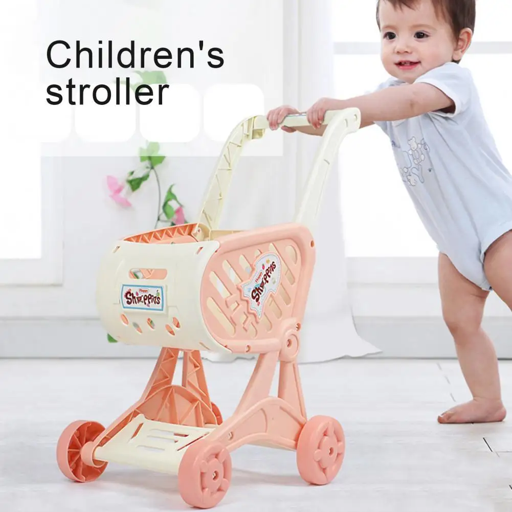 

Simulation Plastic Supermarket Shopping Cart Trolley Toy Play House Kids Gift