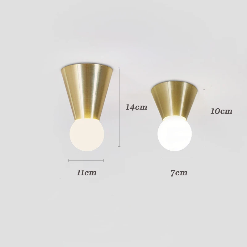 

Kitchen Led Ceiling Lights Nordic Corridr Aisle Bar Store Kitchen Ceiling Lamp Art Inverted Cone Designer Bedroom Indoor Decor