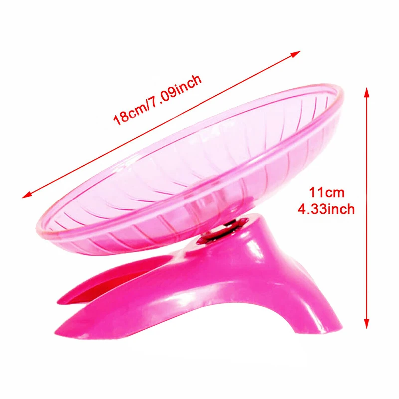 Мышь Нескользящая пластиковая Бесшумная Бег красный синий цвет забавные