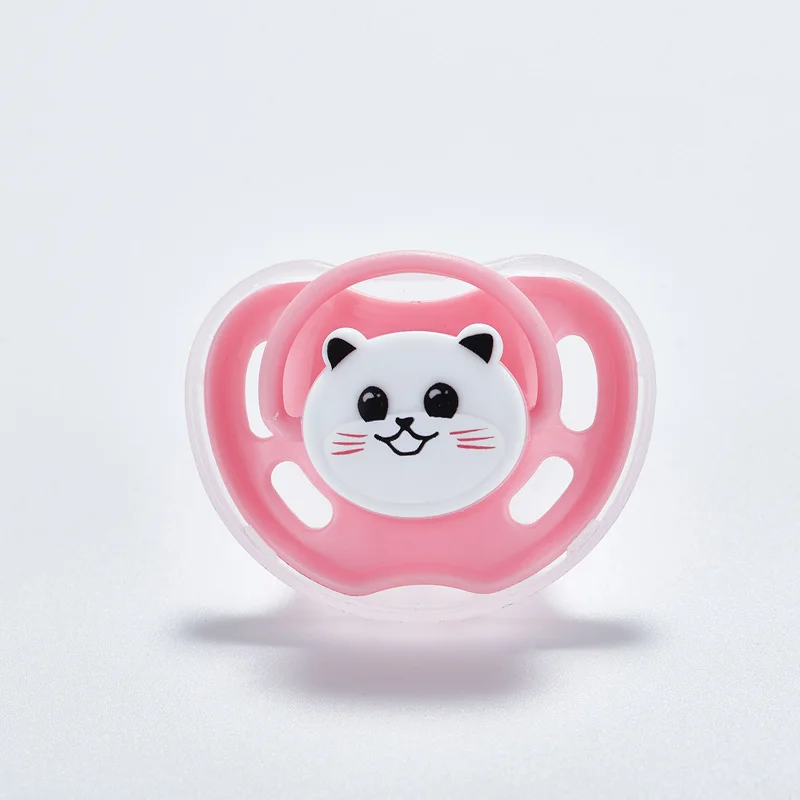 Соска пустышка для новорожденных с милым рисунком кота детская мальчиков и