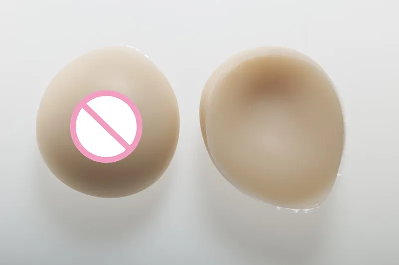 

1800g/pair Cup F Simulation Silicone Breast Form Prosthesis crossdresser shemale Artificial Boobs White