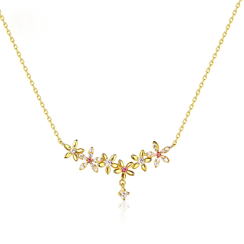

925 sterling silver necklace for women jewelry 210329-50