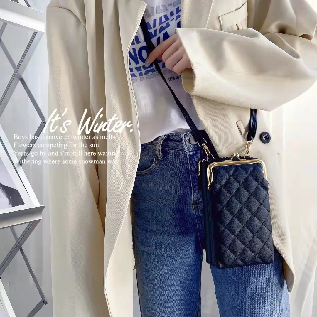 

Сумка кросс-боди Женская из мягкой кожи, на цепочке