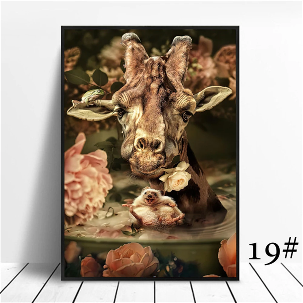 

Алмазная мозаика «сделай сам», животное, цветок, Лев, тигр, слон, лось, орангутан, полная Алмазная вышивка, товары для творчества