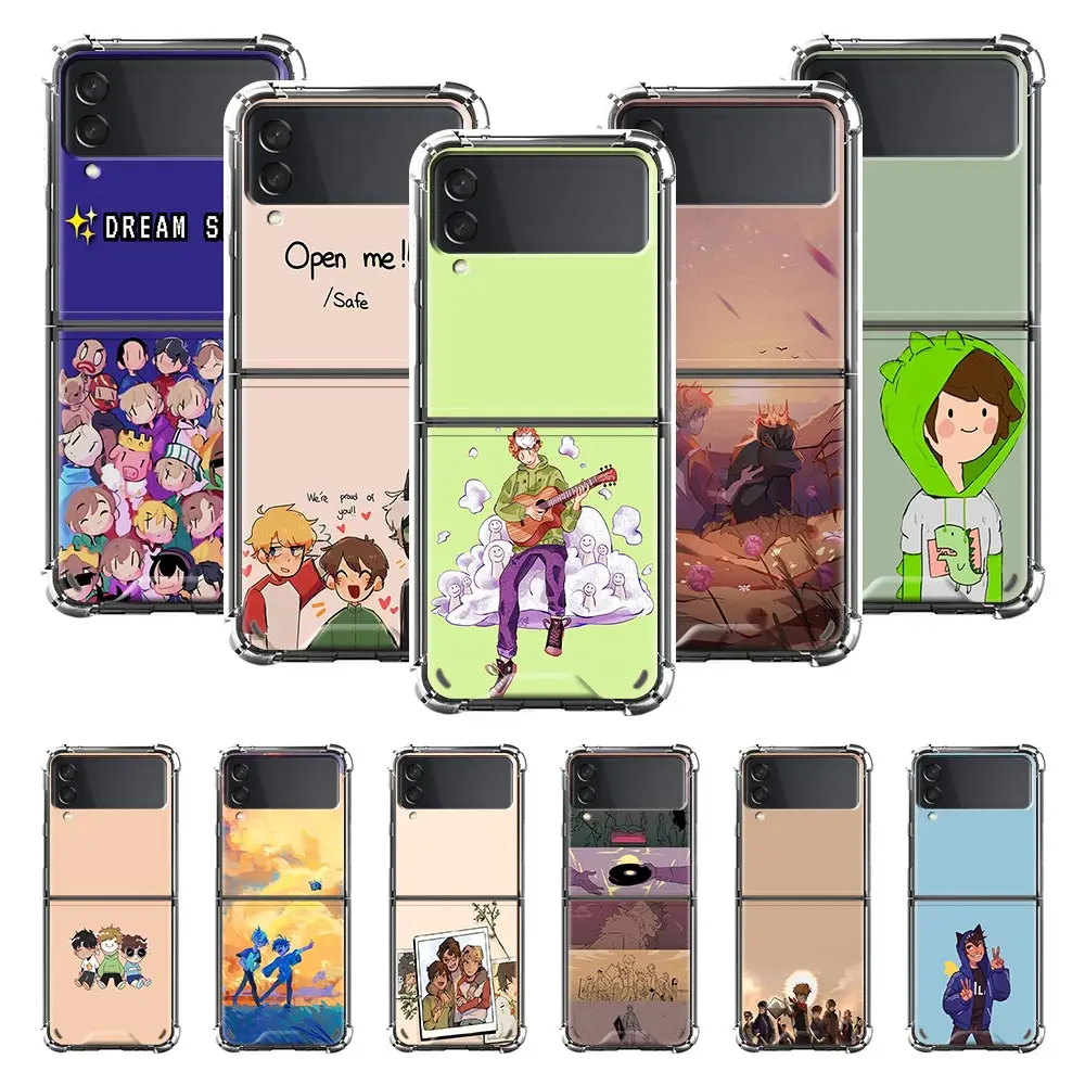 

Air Case for Samsung Galaxy Z Flip 3 5G Cell Phone Bag ZFlip 6.7" PC Segmented Protect Cover Coque Bag Dream Smp