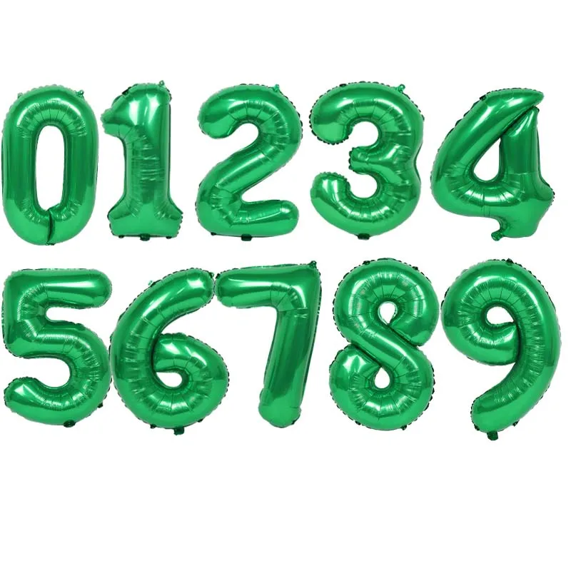 Фольгированные воздушные шары 1 шт. 32 дюйма 0 2 3 4 5 6 7 8 9 новый год 2020 день рождения