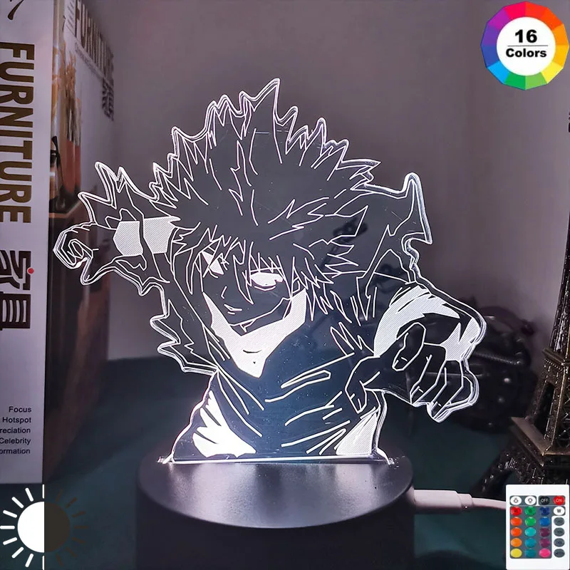3d светодиодный светильник Hunter X Killua для спальни ночсветильник украшения подарок