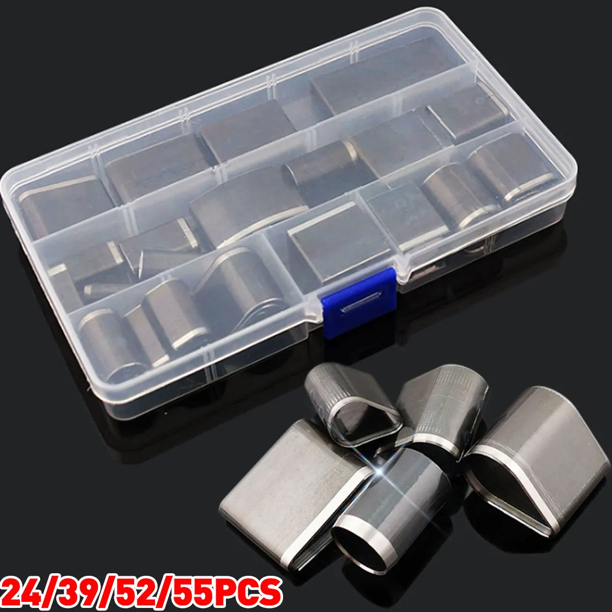 

55/52/39/24Pcs Multi Shaped One Hole Hollow Punch Cutter Set Punching Tool for Leather Belt Phone Holster Leather Craft DIY Tool