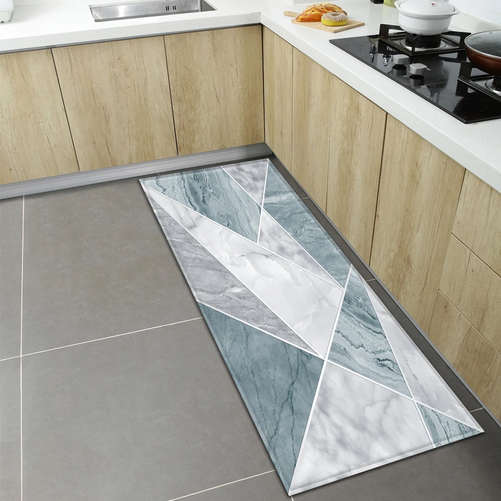 Ковер для кухни в скандинавском стиле противоскользящий Декоративный Напольный
