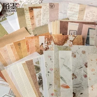 30 pcs vintage letter sheet material paper retro junk journal planner scrapbooking decorative diy craft background paper