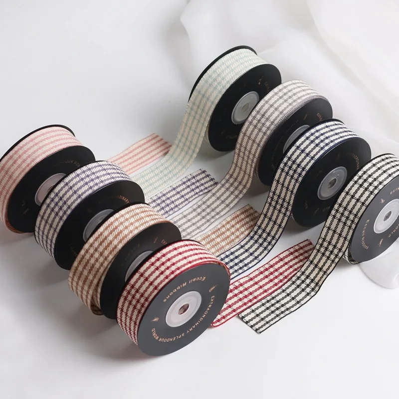 Лента из хлопка и льна 3 ярда 25 мм