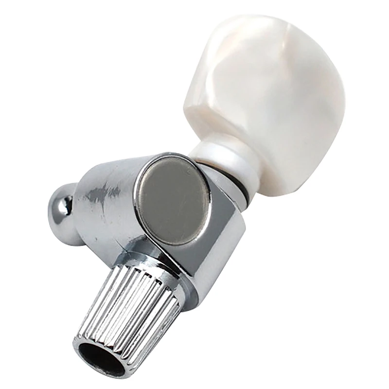 Banjo 5-й редуктор тюнер Тюнинг Peg машина головки с жемчужной кнопкой хром | Спорт и