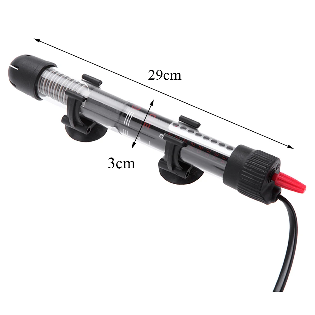

Aquarium Heating Thermostat System Fish Tank Adjustable Water Heater Rod US Standard