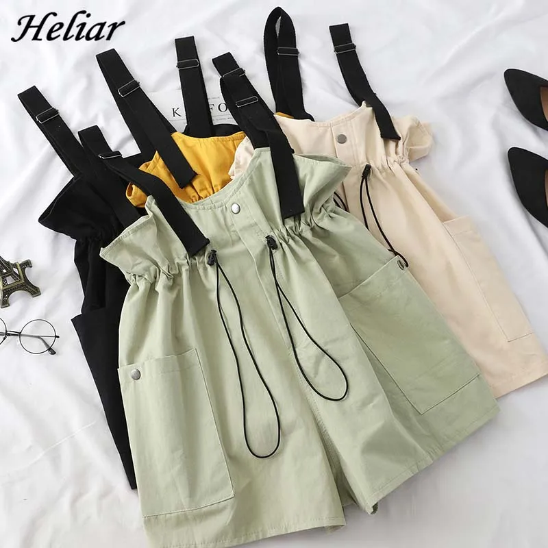 HELIAR женские летние костюмы комбинезоны с регулируемыми лямками эластичным