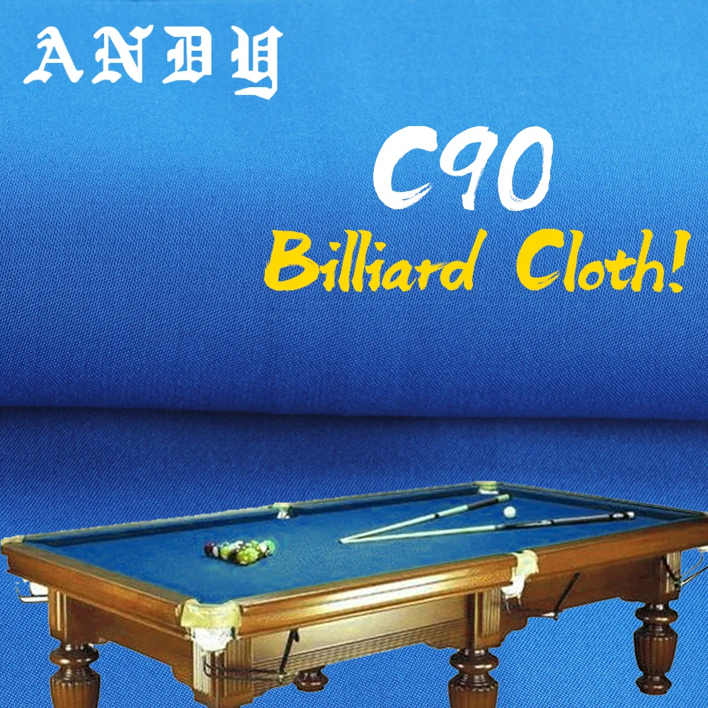 

ANDY C90 Billiard Carom Table Cloth for 85% Wool 15% Nylon Billiard Accessories for tournament Professional