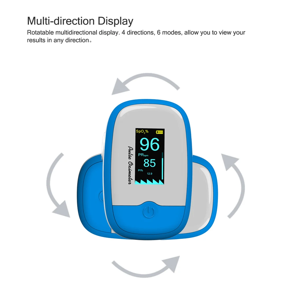 

Yai Digital Fingertip Pulse Oximeter Blood Oxygen Saturation SPO2 Heart Rate Monitor Oxymeter Pulsioximetro Oximetros De Dedo
