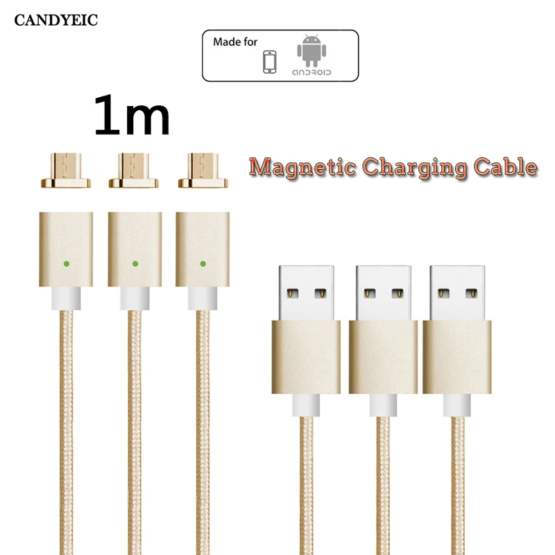 Candyeic Магнитный Зарядное устройство для Redmi Note2/3/4 Магнитный кабель Micro USB 2,0 для Redmi 5 Redmi 5Plus с магнитным адаптером для зарядки