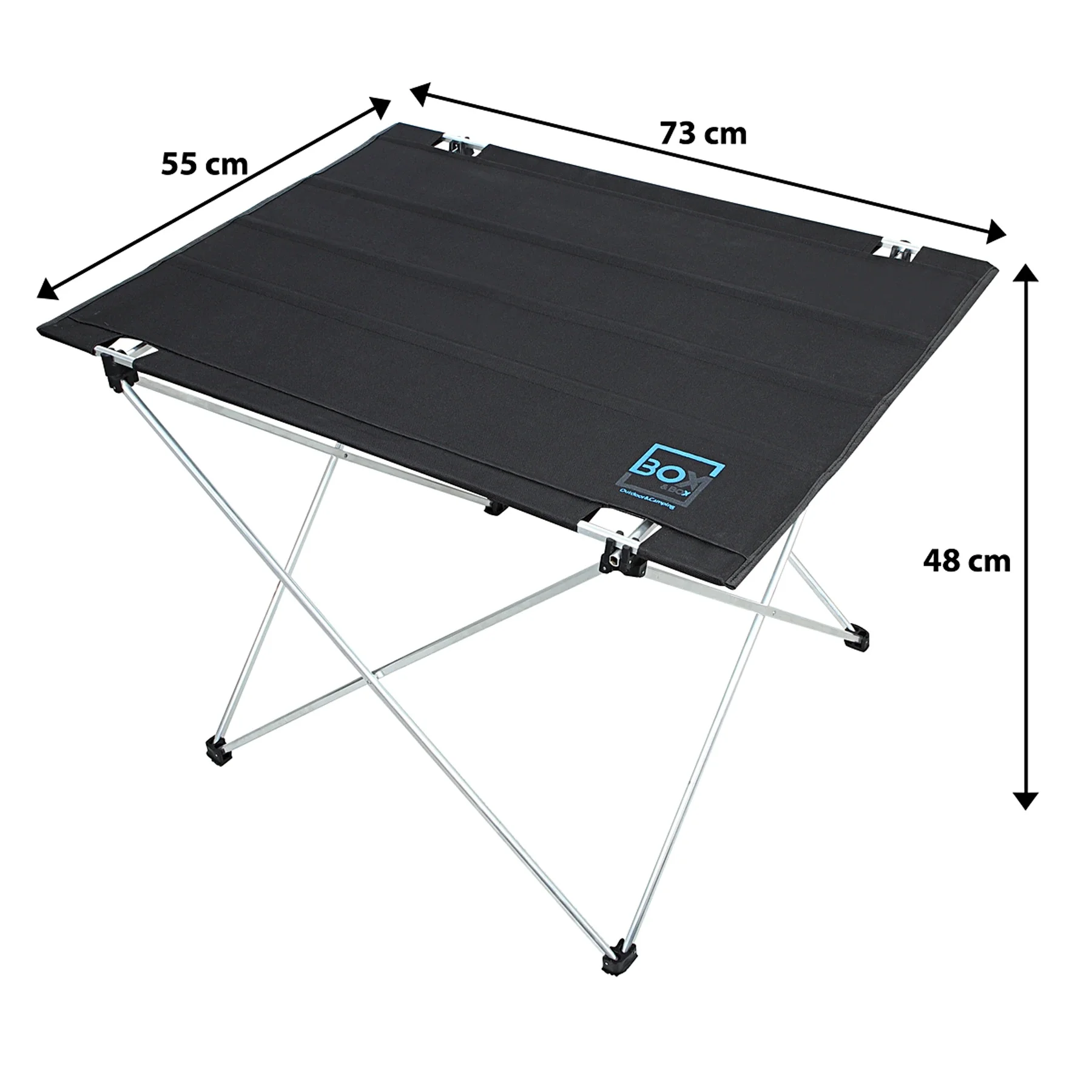 

Box & Box Shoulder Strap Camping and Picnic Table-73x55x48 cm