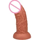 Большой член сексуальный огромный фаллоимитатор Женский мастурбатор супер мягкий реалистичный пенис фаллоимитатор двухслойная силиконовая присоска женские фаллоимитаторы