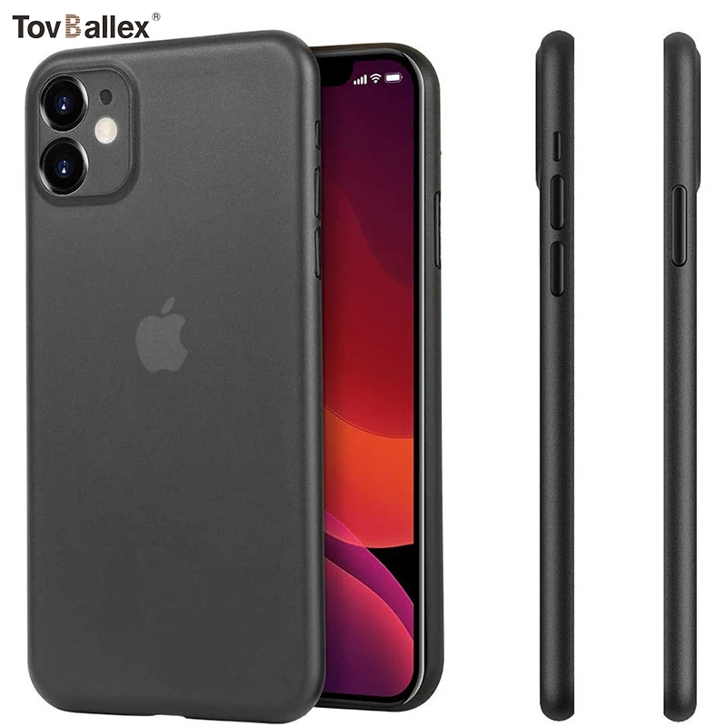 1000 шт чехол для телефона Apple iPhone 11 Pro Max XS XR X 8 7 6 6S Plus SE 5 5S минимальный дизайн матовое покрытие Тонкий чехол